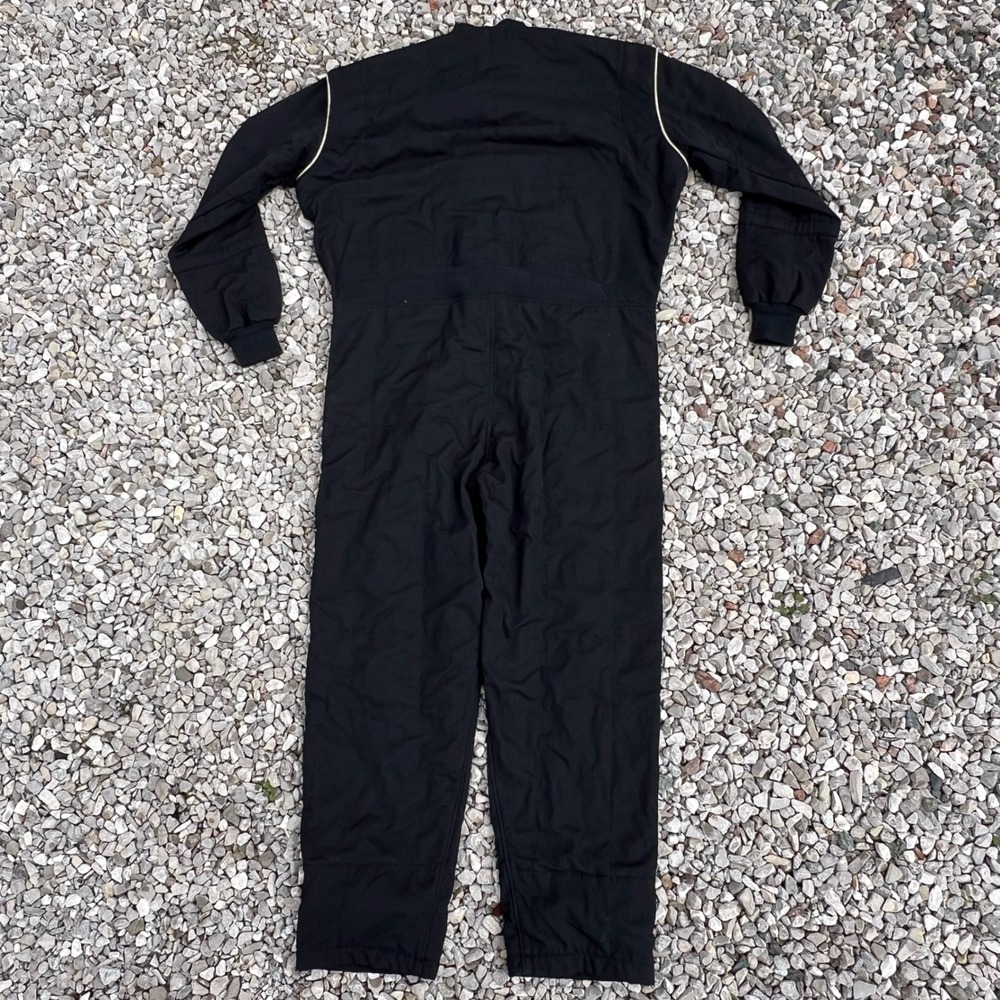 Impact Racing Suit SFI 3-2A/5 Black One Piece Driving Fire Suit Mens 3X 52 - Picture 3 of 16